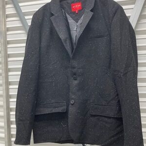 Guess Black Sport Coat Modern Design